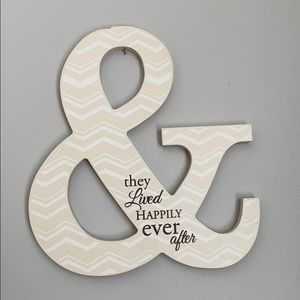 “They Lived Happily Ever After” decor